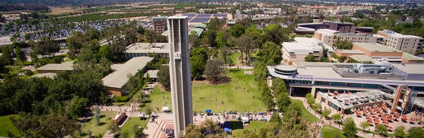 aerial view of the UCR Campus