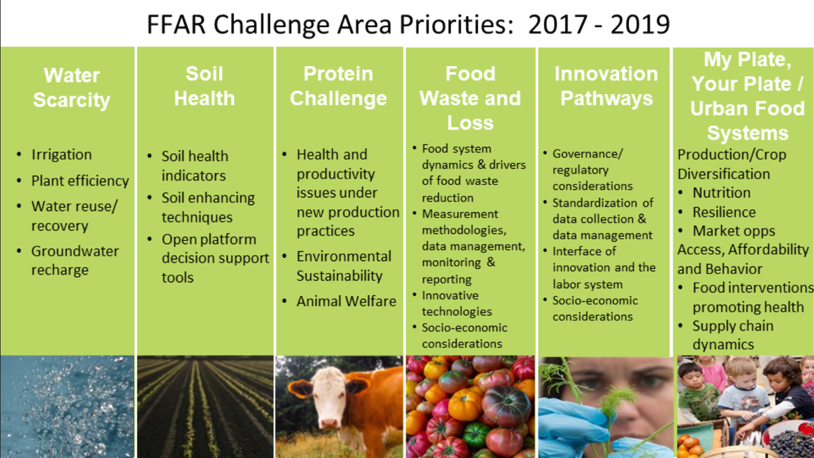 FFAR Challenge Area Priorities 2017-2019